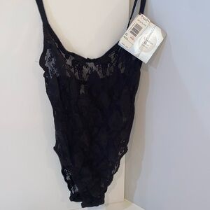 Dior Midnight Black Lace Bodysuit